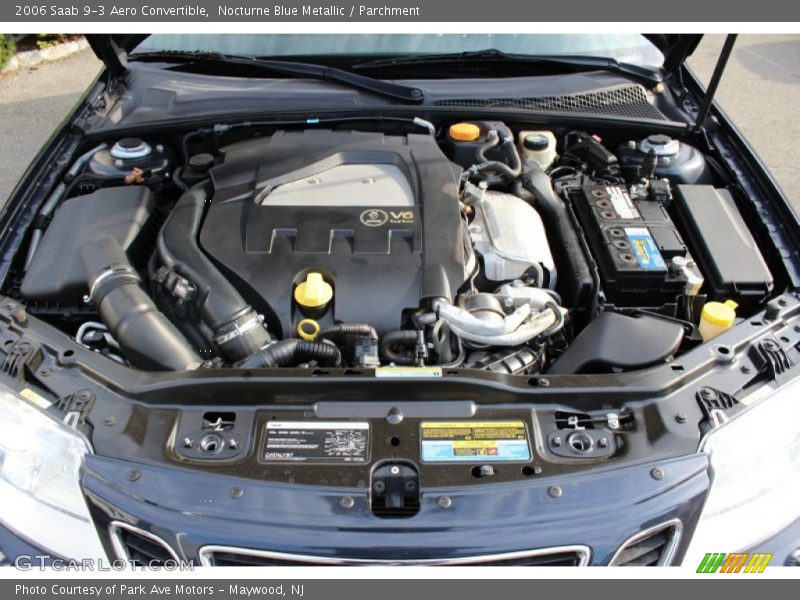  2006 9-3 Aero Convertible Engine - 2.8 Liter Turbocharged DOHC 24V VVT V6