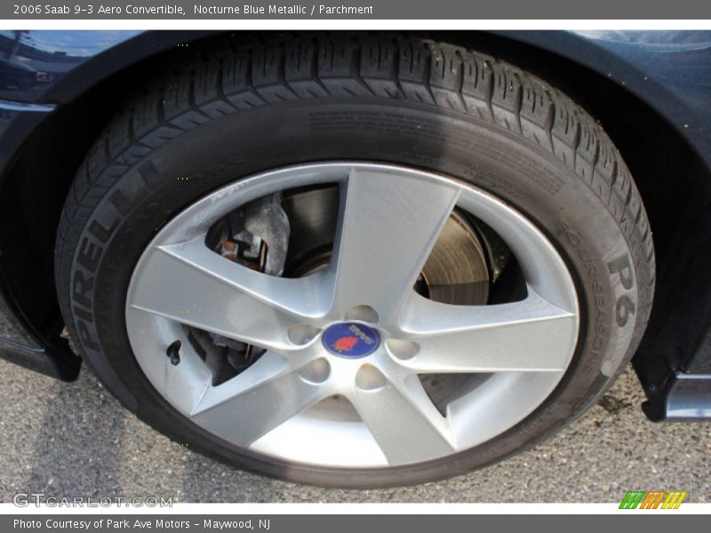 Nocturne Blue Metallic / Parchment 2006 Saab 9-3 Aero Convertible