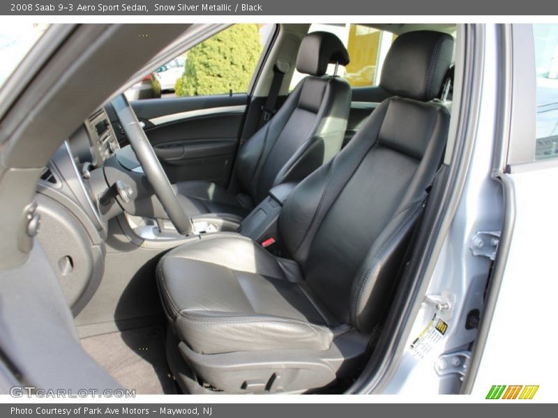  2008 9-3 Aero Sport Sedan Black Interior