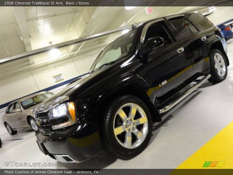 Black / Ebony 2008 Chevrolet TrailBlazer SS 4x4