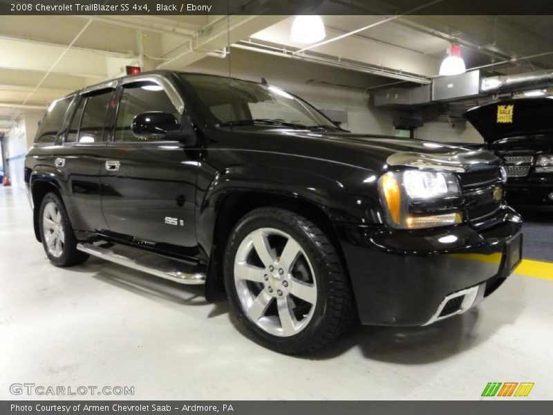 Black / Ebony 2008 Chevrolet TrailBlazer SS 4x4
