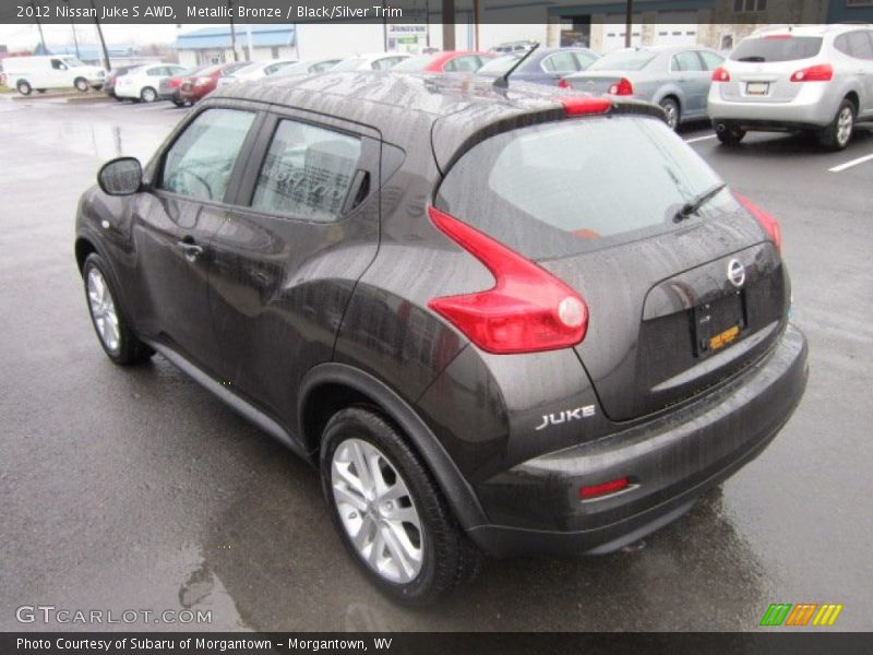 Metallic Bronze / Black/Silver Trim 2012 Nissan Juke S AWD