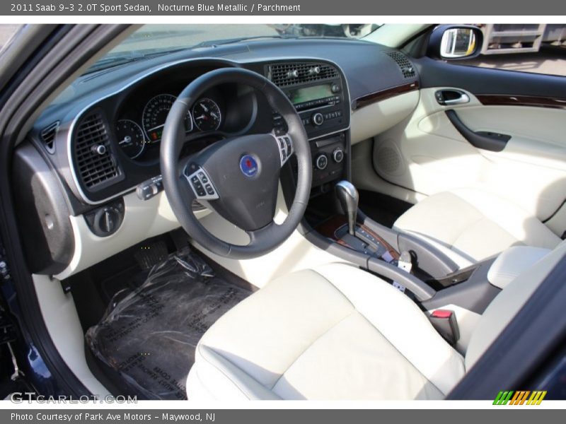 Nocturne Blue Metallic / Parchment 2011 Saab 9-3 2.0T Sport Sedan