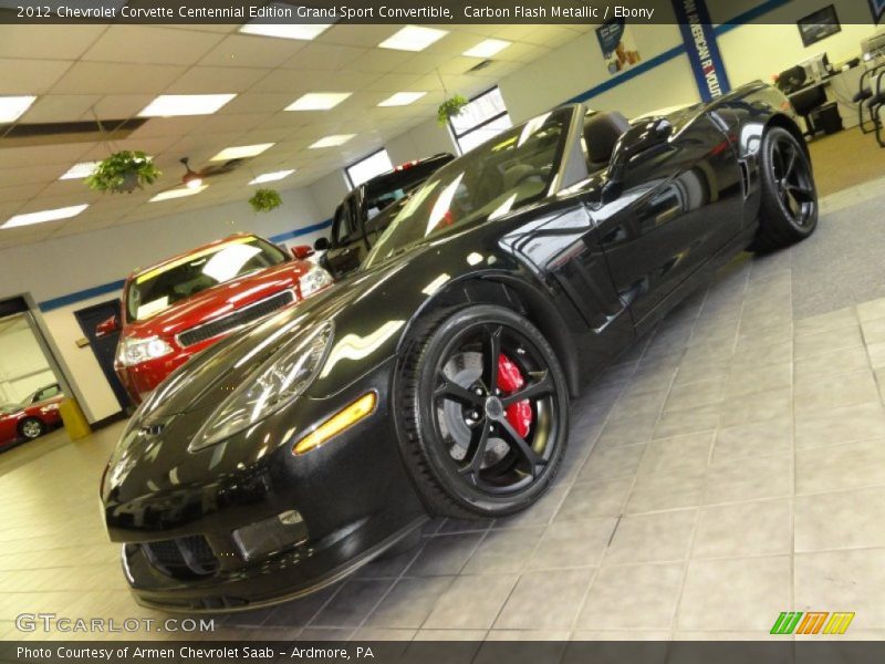 Carbon Flash Metallic / Ebony 2012 Chevrolet Corvette Centennial Edition Grand Sport Convertible
