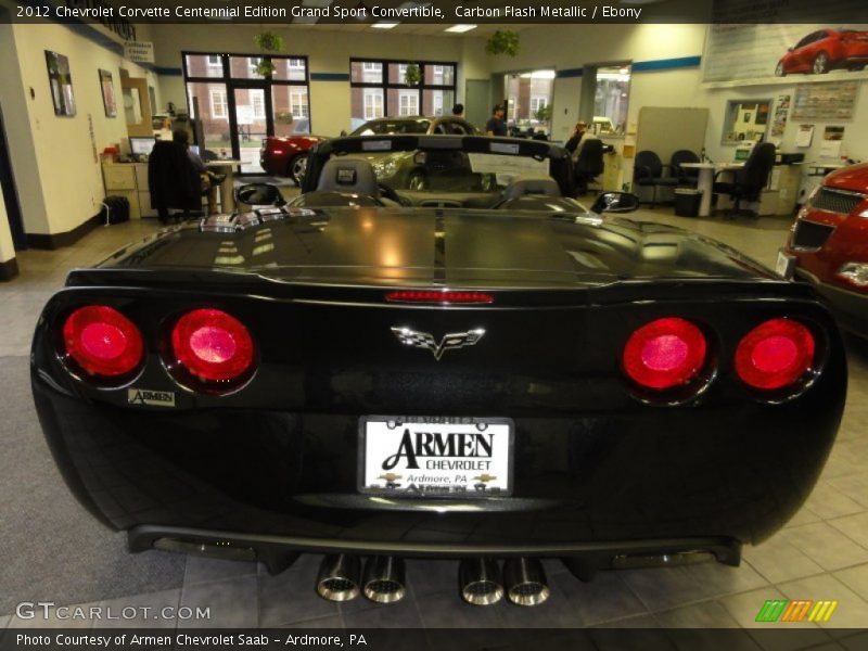 Carbon Flash Metallic / Ebony 2012 Chevrolet Corvette Centennial Edition Grand Sport Convertible