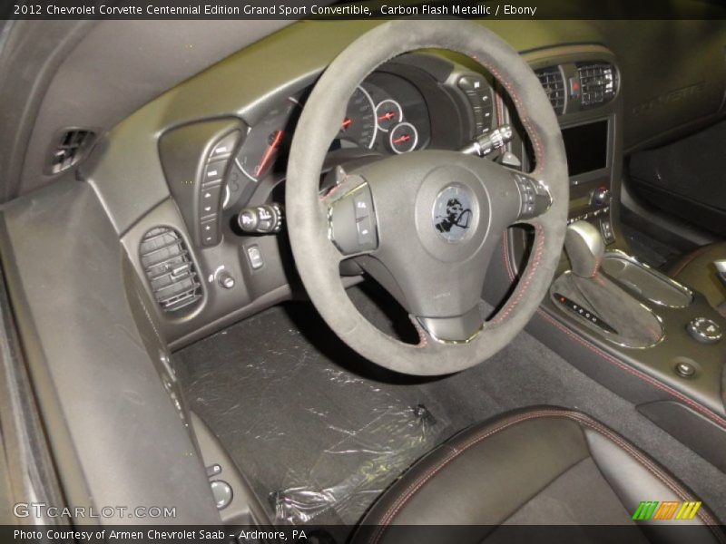 Alcantara steering wheel - 2012 Chevrolet Corvette Centennial Edition Grand Sport Convertible