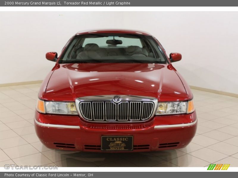 Toreador Red Metallic / Light Graphite 2000 Mercury Grand Marquis LS