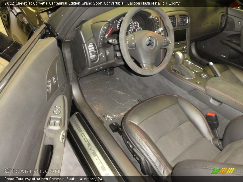 Carbon Flash Metallic / Ebony 2012 Chevrolet Corvette Centennial Edition Grand Sport Convertible