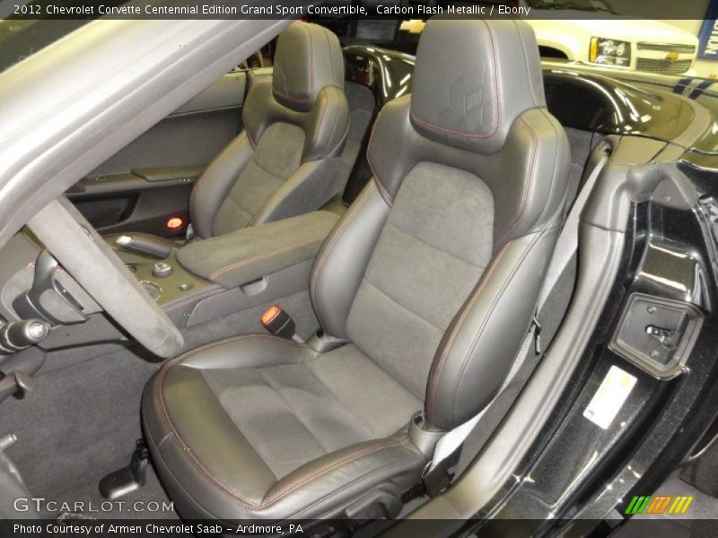  2012 Corvette Centennial Edition Grand Sport Convertible Ebony Interior