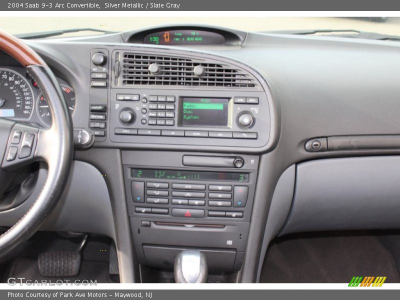 Silver Metallic / Slate Gray 2004 Saab 9-3 Arc Convertible