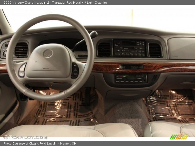 Toreador Red Metallic / Light Graphite 2000 Mercury Grand Marquis LS
