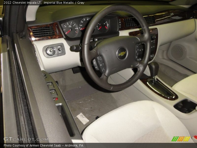 Imperial Blue Metallic / Gray 2012 Chevrolet Impala LT