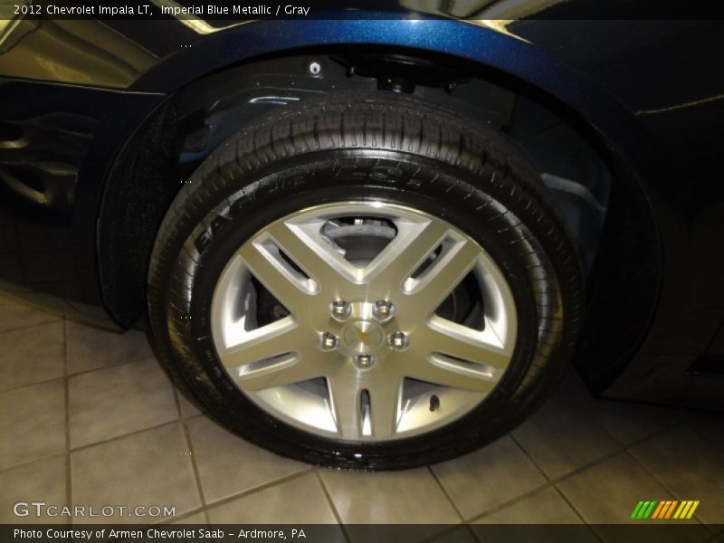 Imperial Blue Metallic / Gray 2012 Chevrolet Impala LT