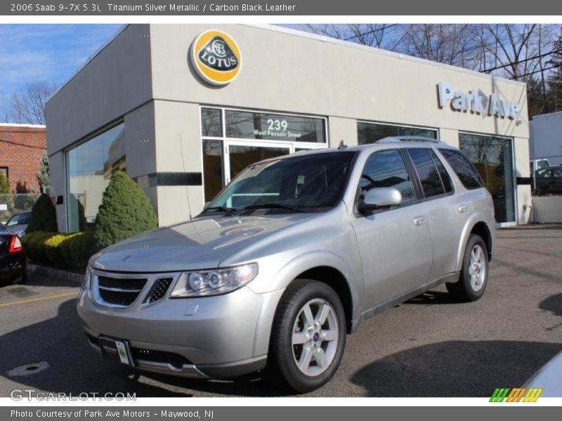 Titanium Silver Metallic / Carbon Black Leather 2006 Saab 9-7X 5.3i