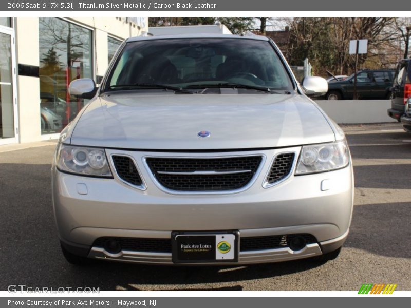 Titanium Silver Metallic / Carbon Black Leather 2006 Saab 9-7X 5.3i