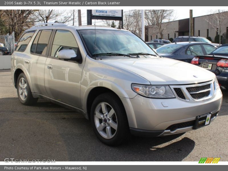 Titanium Silver Metallic / Carbon Black Leather 2006 Saab 9-7X 5.3i