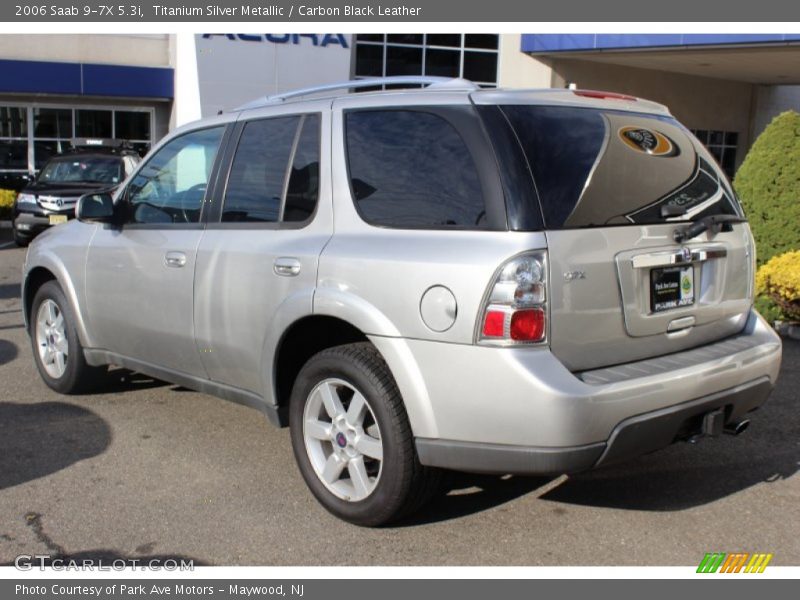 Titanium Silver Metallic / Carbon Black Leather 2006 Saab 9-7X 5.3i