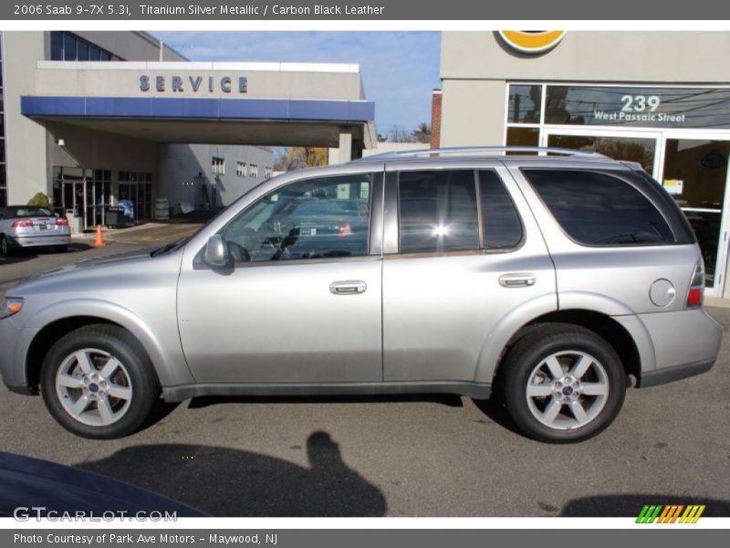 Titanium Silver Metallic / Carbon Black Leather 2006 Saab 9-7X 5.3i