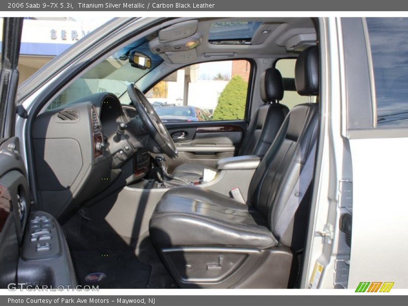 Titanium Silver Metallic / Carbon Black Leather 2006 Saab 9-7X 5.3i