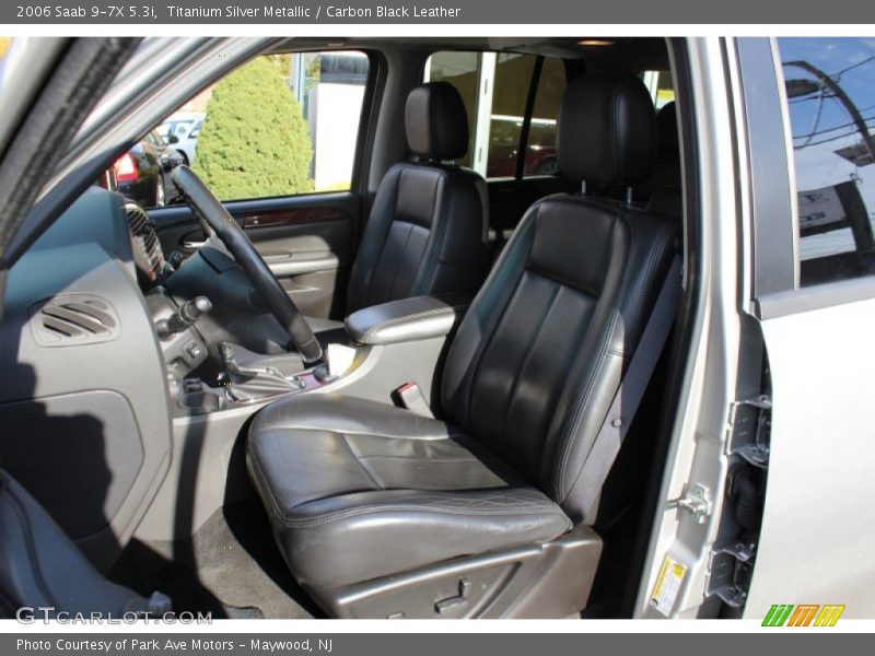 Titanium Silver Metallic / Carbon Black Leather 2006 Saab 9-7X 5.3i