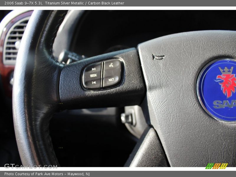 Titanium Silver Metallic / Carbon Black Leather 2006 Saab 9-7X 5.3i