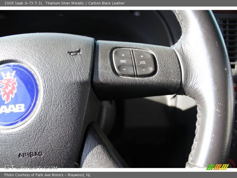 Titanium Silver Metallic / Carbon Black Leather 2006 Saab 9-7X 5.3i