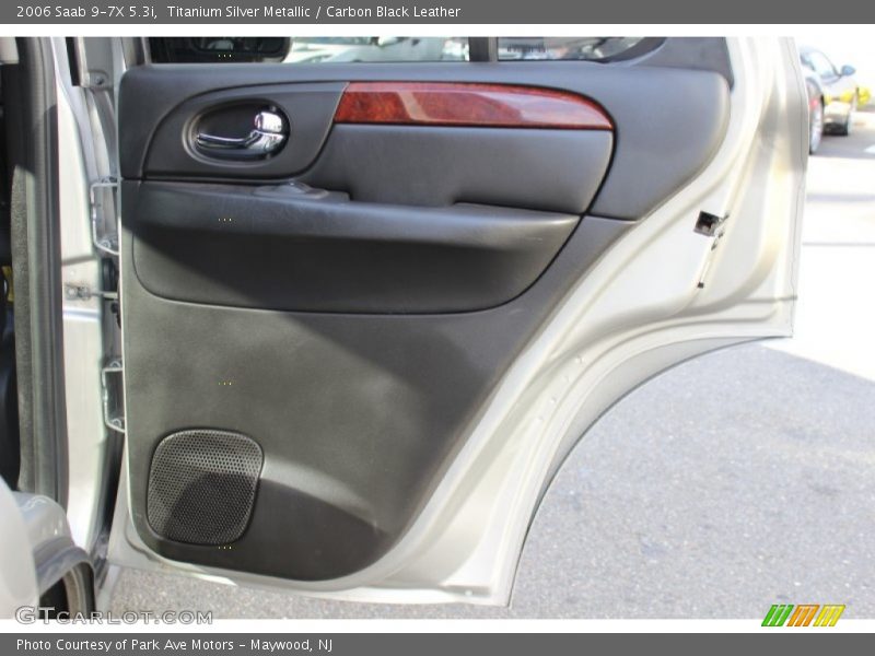 Titanium Silver Metallic / Carbon Black Leather 2006 Saab 9-7X 5.3i