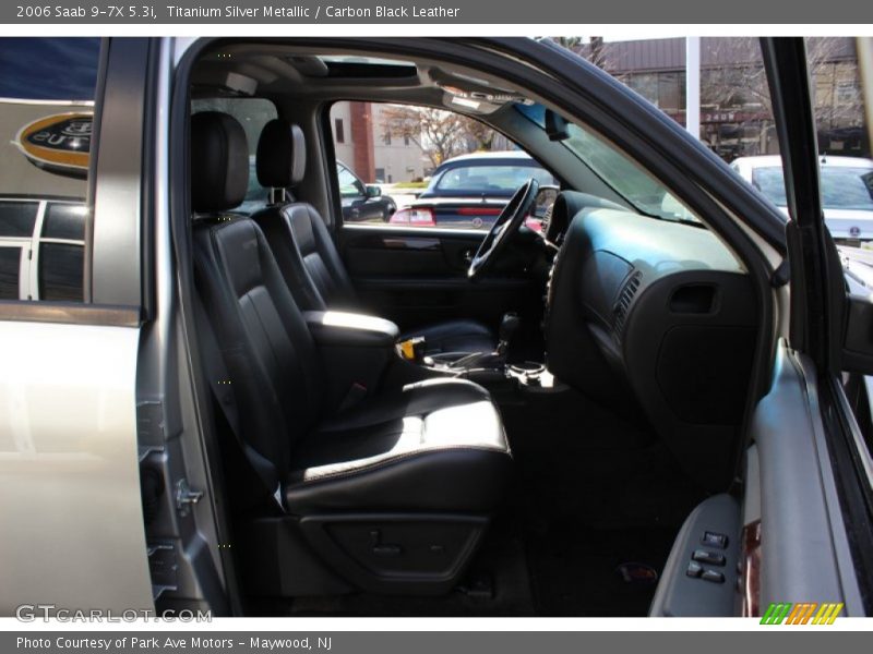 Titanium Silver Metallic / Carbon Black Leather 2006 Saab 9-7X 5.3i
