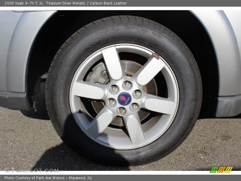 Titanium Silver Metallic / Carbon Black Leather 2006 Saab 9-7X 5.3i