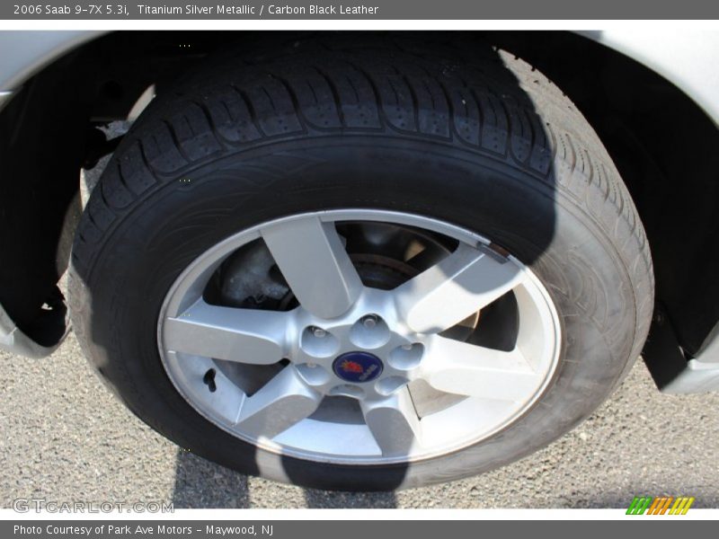 Titanium Silver Metallic / Carbon Black Leather 2006 Saab 9-7X 5.3i