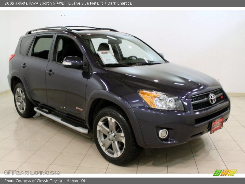 Elusive Blue Metallic / Dark Charcoal 2009 Toyota RAV4 Sport V6 4WD