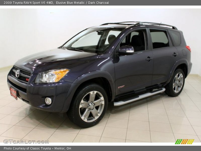Elusive Blue Metallic / Dark Charcoal 2009 Toyota RAV4 Sport V6 4WD