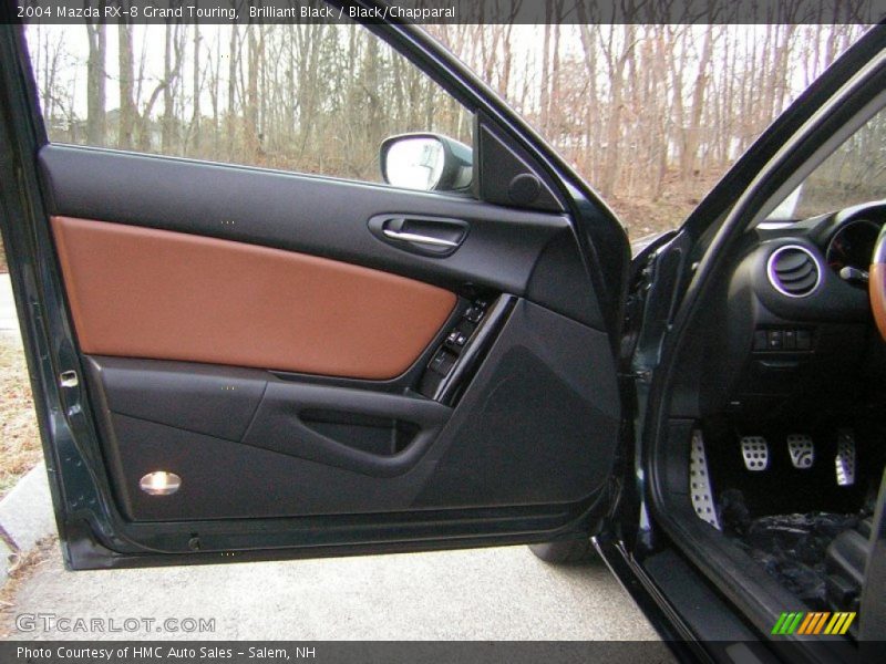 Brilliant Black / Black/Chapparal 2004 Mazda RX-8 Grand Touring