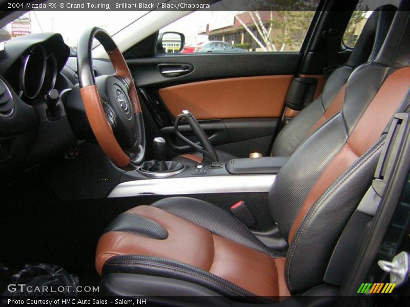 Brilliant Black / Black/Chapparal 2004 Mazda RX-8 Grand Touring