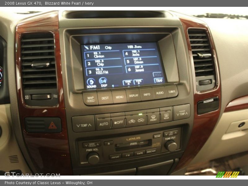 Blizzard White Pearl / Ivory 2008 Lexus GX 470