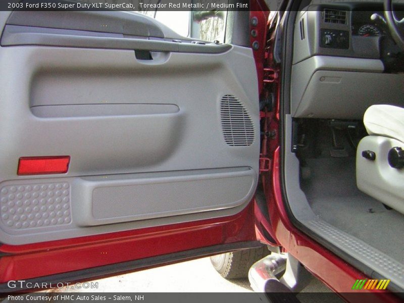 Toreador Red Metallic / Medium Flint 2003 Ford F350 Super Duty XLT SuperCab