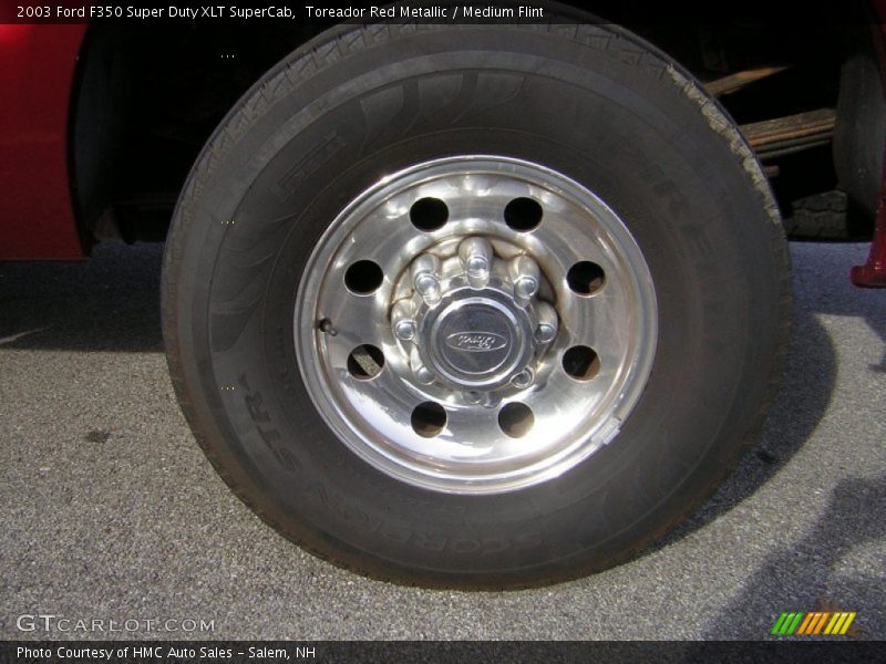 Toreador Red Metallic / Medium Flint 2003 Ford F350 Super Duty XLT SuperCab