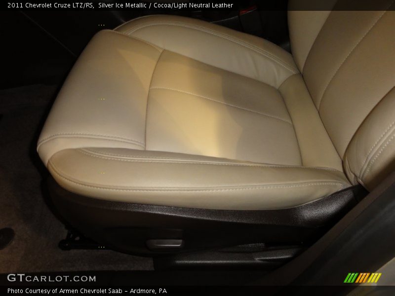 Silver Ice Metallic / Cocoa/Light Neutral Leather 2011 Chevrolet Cruze LTZ/RS