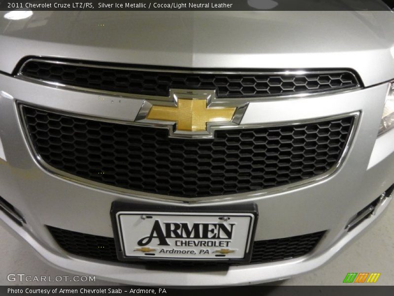 Silver Ice Metallic / Cocoa/Light Neutral Leather 2011 Chevrolet Cruze LTZ/RS