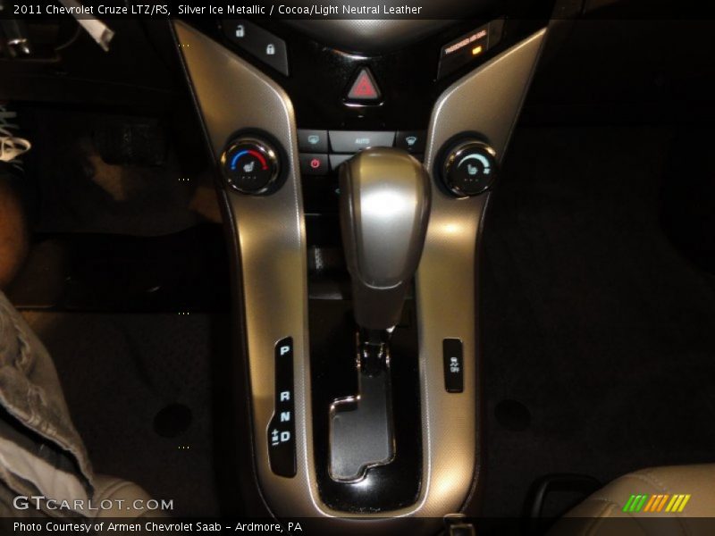 Silver Ice Metallic / Cocoa/Light Neutral Leather 2011 Chevrolet Cruze LTZ/RS
