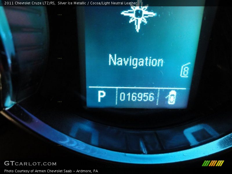 Silver Ice Metallic / Cocoa/Light Neutral Leather 2011 Chevrolet Cruze LTZ/RS