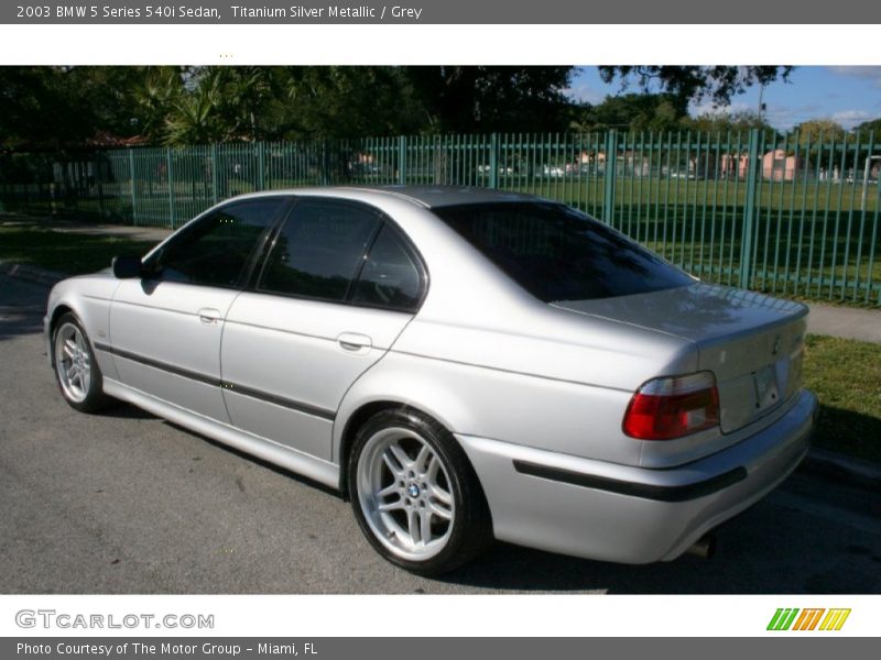  2003 5 Series 540i Sedan Titanium Silver Metallic