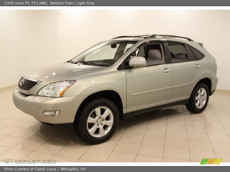 Bamboo Pearl / Light Gray 2008 Lexus RX 350 AWD