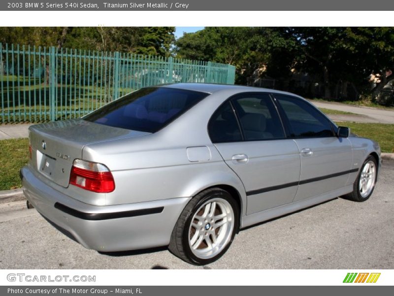  2003 5 Series 540i Sedan Titanium Silver Metallic