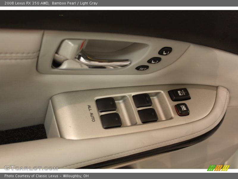 Bamboo Pearl / Light Gray 2008 Lexus RX 350 AWD