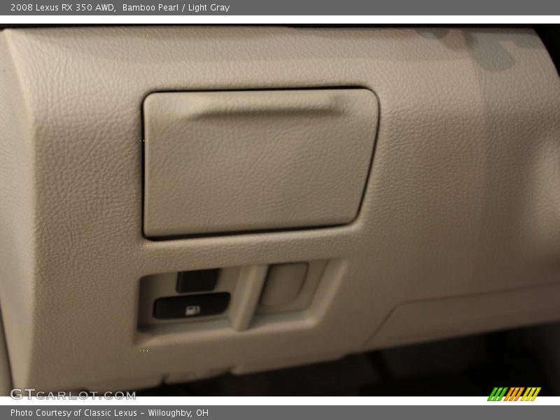 Bamboo Pearl / Light Gray 2008 Lexus RX 350 AWD