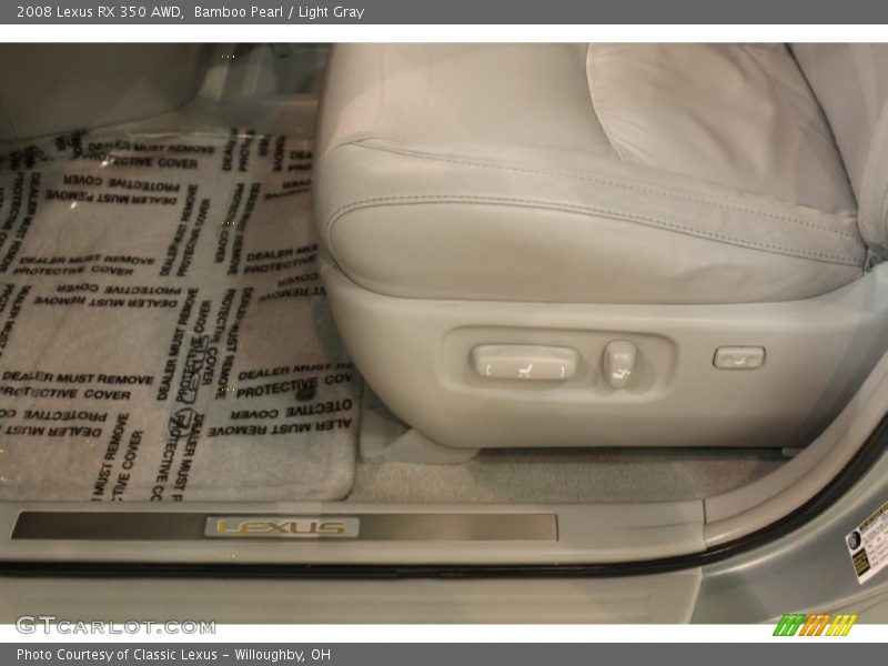 Bamboo Pearl / Light Gray 2008 Lexus RX 350 AWD