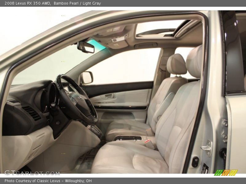 Bamboo Pearl / Light Gray 2008 Lexus RX 350 AWD