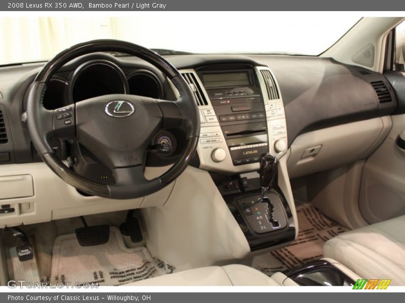 Bamboo Pearl / Light Gray 2008 Lexus RX 350 AWD