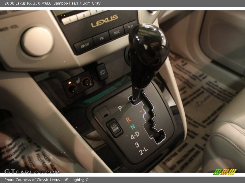 Bamboo Pearl / Light Gray 2008 Lexus RX 350 AWD